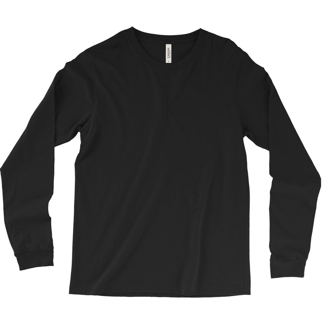 Custom Black Long Sleeve T-shirt Printing